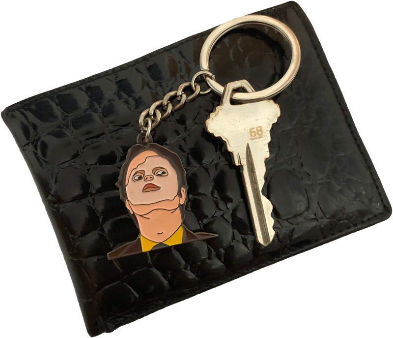 Balanced Co. Dwight Schrute Keychain (Are You Wearing a Wire?) - Image 2